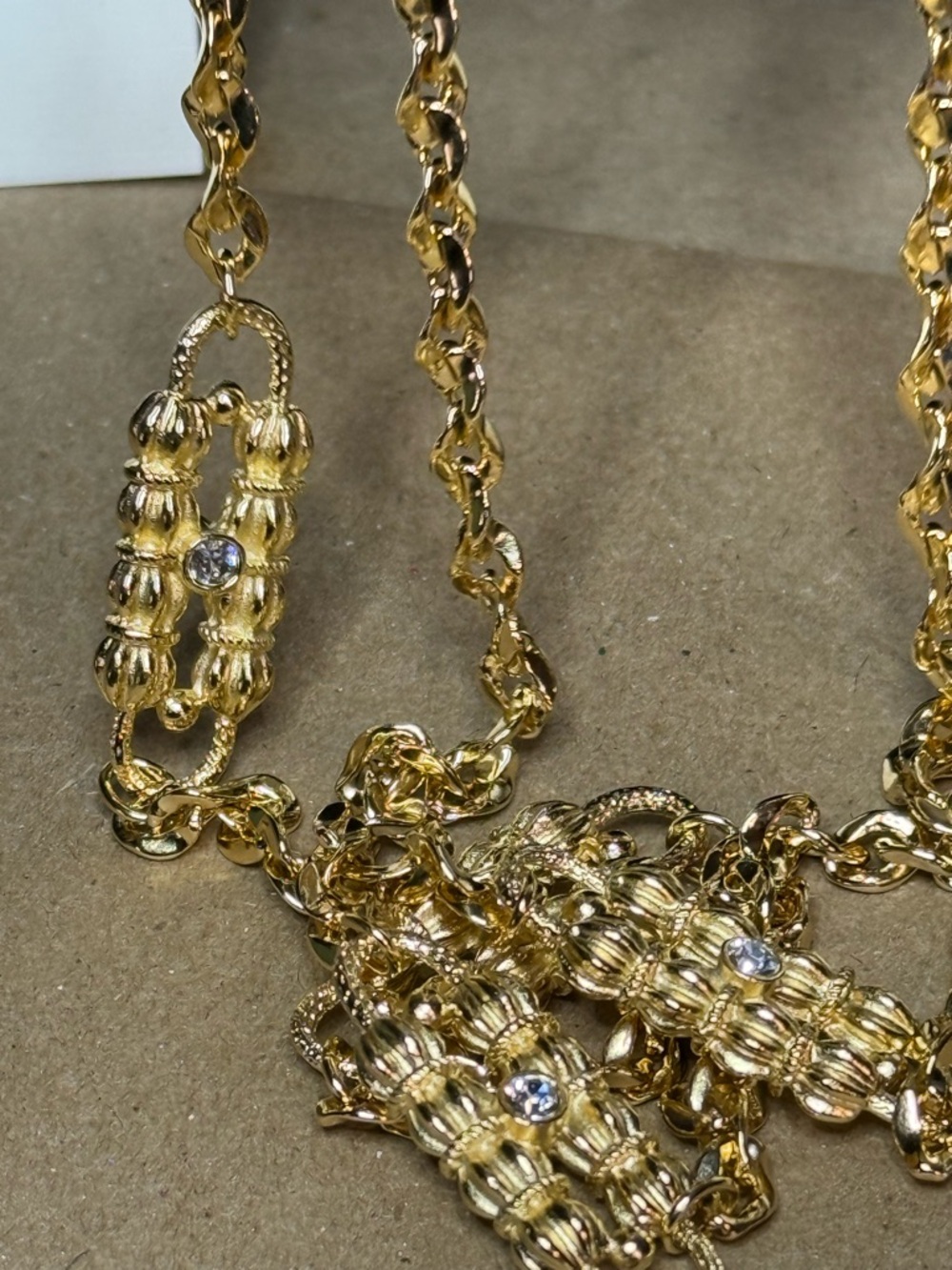 Camrose & Kross Gold-Tone Long 3pc Chain Necklace and Bracelet Set - Picture 10 of 15